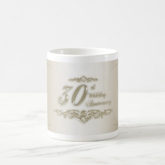 Tasse zum 30. Hochzeitstag (Mittel)