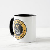 Tasse zum 50. Jahrestag (Vorderseite Links)