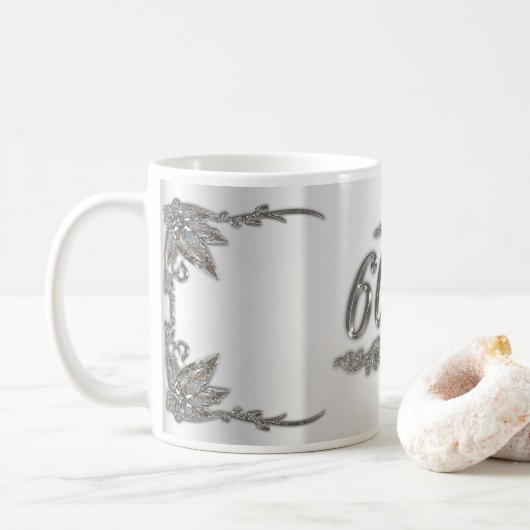 Tasse zum 60. Hochzeitstag (Mit Donut)