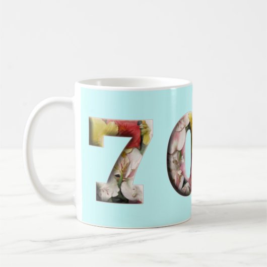 Tasse zum 70. Geburtstag (Links)