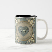 Tasse zum 75. Geburtstag der Diamanten