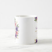 Tasse zum 88. Geburtstag - Blumenkranz mit Goldnum (Mittel)