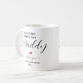 Tasse zum Ersten Vatertag (Vorderseite Links)