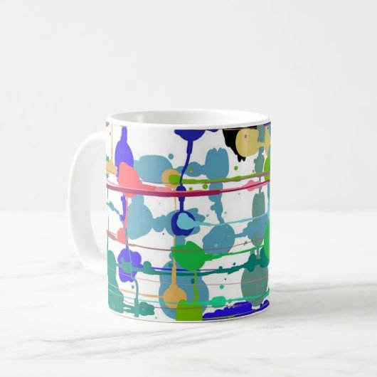 Tasse zum Farbabstrich (Vorderseite Links)