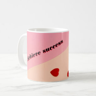 Tasse zum farbenfrohen Erfolg