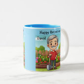 Tasse zum Feiern des Ruhestands  (VorderseiteRechts)