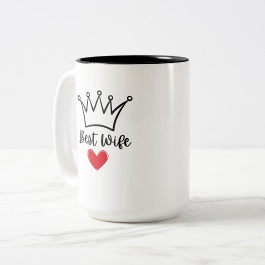 Tasse zum Geburtstag der Ehefrau (Vorderseite Links)