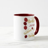 Tasse zum Geburtstag im Januar (VorderseiteRechts)