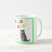 Tasse zum Geburtstag von der Katze (VorderseiteRechts)