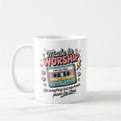 Tasse zum Gottesdienst | Retro-Christlicher Kaffee (Links)