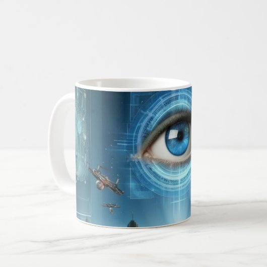 Tasse zum Himmel Kaffee und Tee (Vorderseite Links)