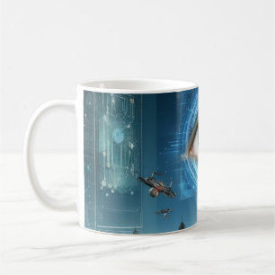 Tasse zum Himmel Kaffee und Tee