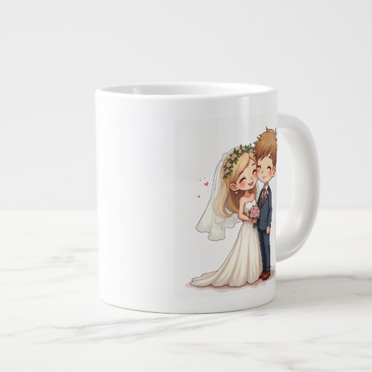 Tasse zum Hochzeitstag (Vorderseite Rechts)