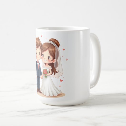 Tasse zum Hochzeitstag (VorderseiteRechts)