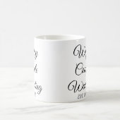Tasse zum Hochzeitstag für kundenspezifischen Retr (Mittel)