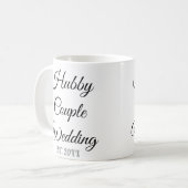 Tasse zum Hochzeitstag für kundenspezifischen Retr (Vorderseite Links)