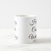 Tasse zum Hochzeitstag für kundenspezifischen Retr (Mittel)