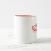 Tasse, zum Ihrer Unterstützung zu Ihrem Zweifarbige Tasse (Mittel)