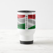 Tasse zum individuelle Name ungarischer Flaggen (Mittel)