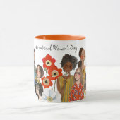 Tasse zum Internationalen Frauentag (Zentrum)