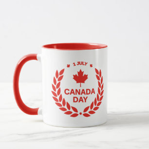 Tasse zum kanadischen Tag