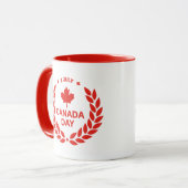 Tasse zum kanadischen Tag (Vorderseite Links)