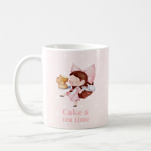 Tasse zum Kuchen und Tee (Links)