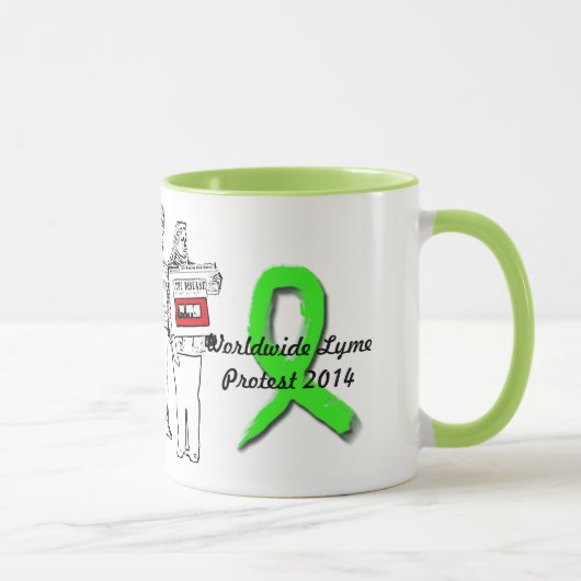 Tasse zum Lyme-Protest (Rechts)