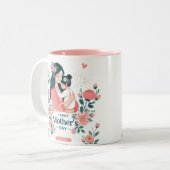 Tasse zum Muttertag (Vorderseite Links)