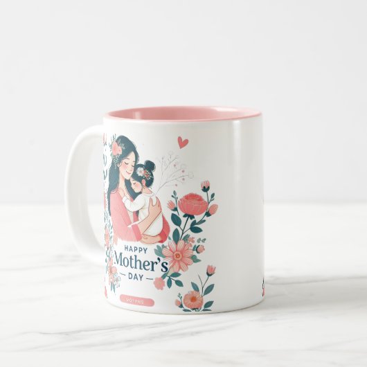 Tasse zum Muttertag (Vorderseite Links)