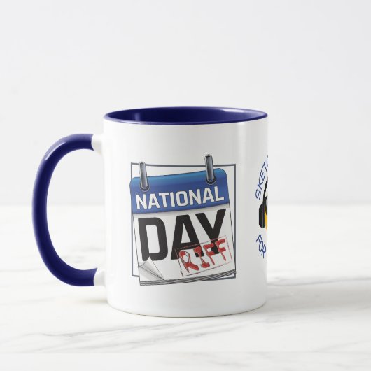 Tasse zum Nationalfeiertag Riff Combo (Links)