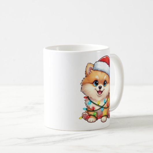 Tasse zum niedlichen Spitz (VorderseiteRechts)