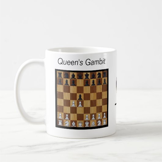 Tasse zum Öffnen des Kaffees - The Queen's Gambit (Links)