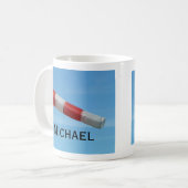 Tasse zum personalisierten Airport Wind Sock (Vorderseite Links)