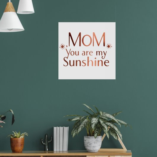 Tasse zum personalisierten Muttertag - Kundenspezi Poster (Wohnzimmer 1)