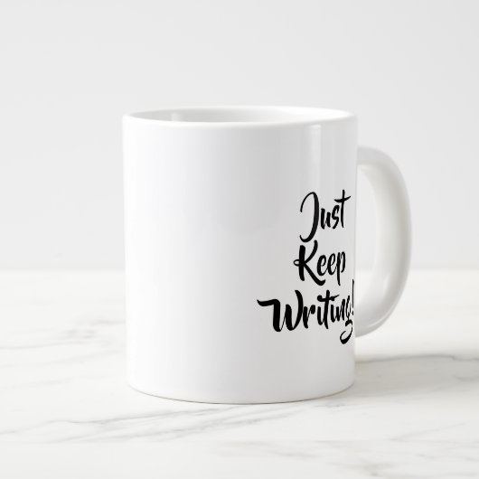 Tasse zum Schreiben behalten (Vorderseite Rechts)