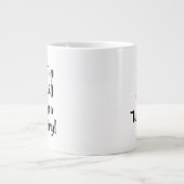 Tasse zum Schreiben behalten (Vorderseite)