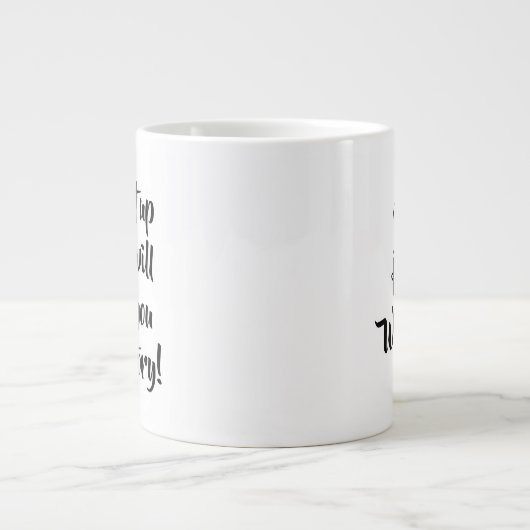 Tasse zum Schreiben behalten (Vorderseite)