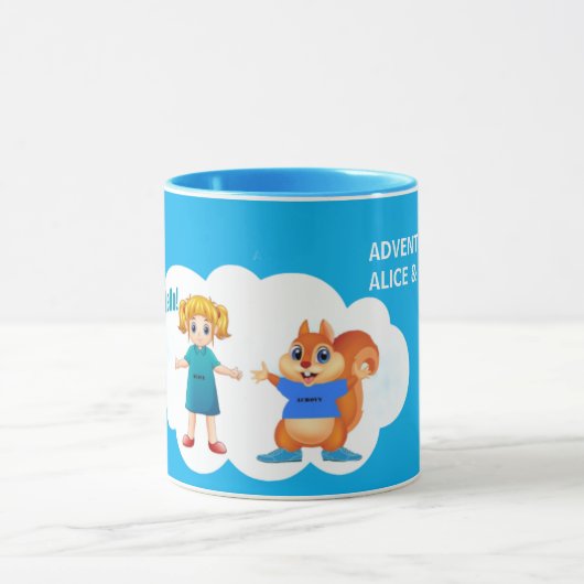 Tasse zum Thema Alice & Aurovy farbig (Zentrum)