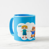 Tasse zum Thema Alice & Aurovy farbig (Vorderseite Links)