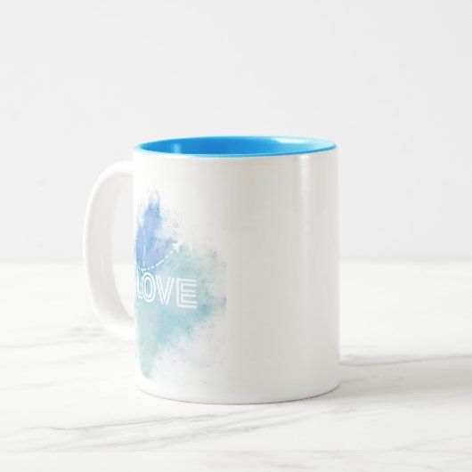 Tasse zum Thema Liebe (Vorderseite Links)