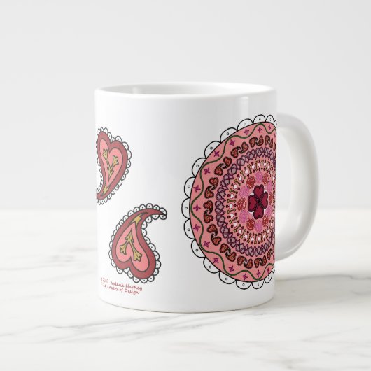 Tasse zum Valentinstag (Vorderseite Rechts)