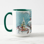 Tasse zum Weihnachtsfest im Nordpol (Links)