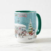 Tasse zum Weihnachtsfest im Nordpol (VorderseiteRechts)