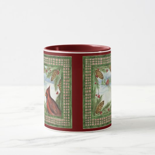 Tasse zum WeihnachtsKardinal (Zentrum)