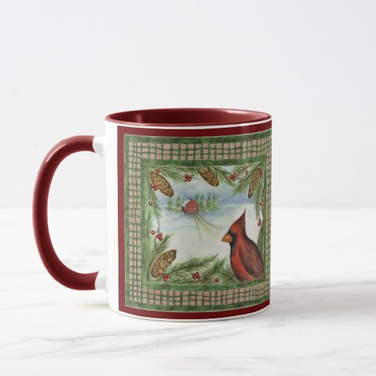 Tasse zum WeihnachtsKardinal (Links)
