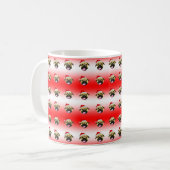Tasse zum WeihnachtsMops (Vorderseite Links)