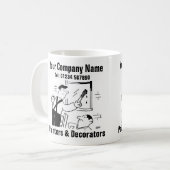 Tasse zum Zeichnen und Dekorieren (Vorderseite Links)