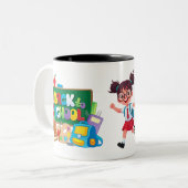 Tasse zum Zurück zur Schule (Vorderseite Links)