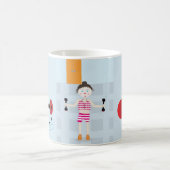 Tasse zur Ausübung von niedlichen Cartoon (Mittel)